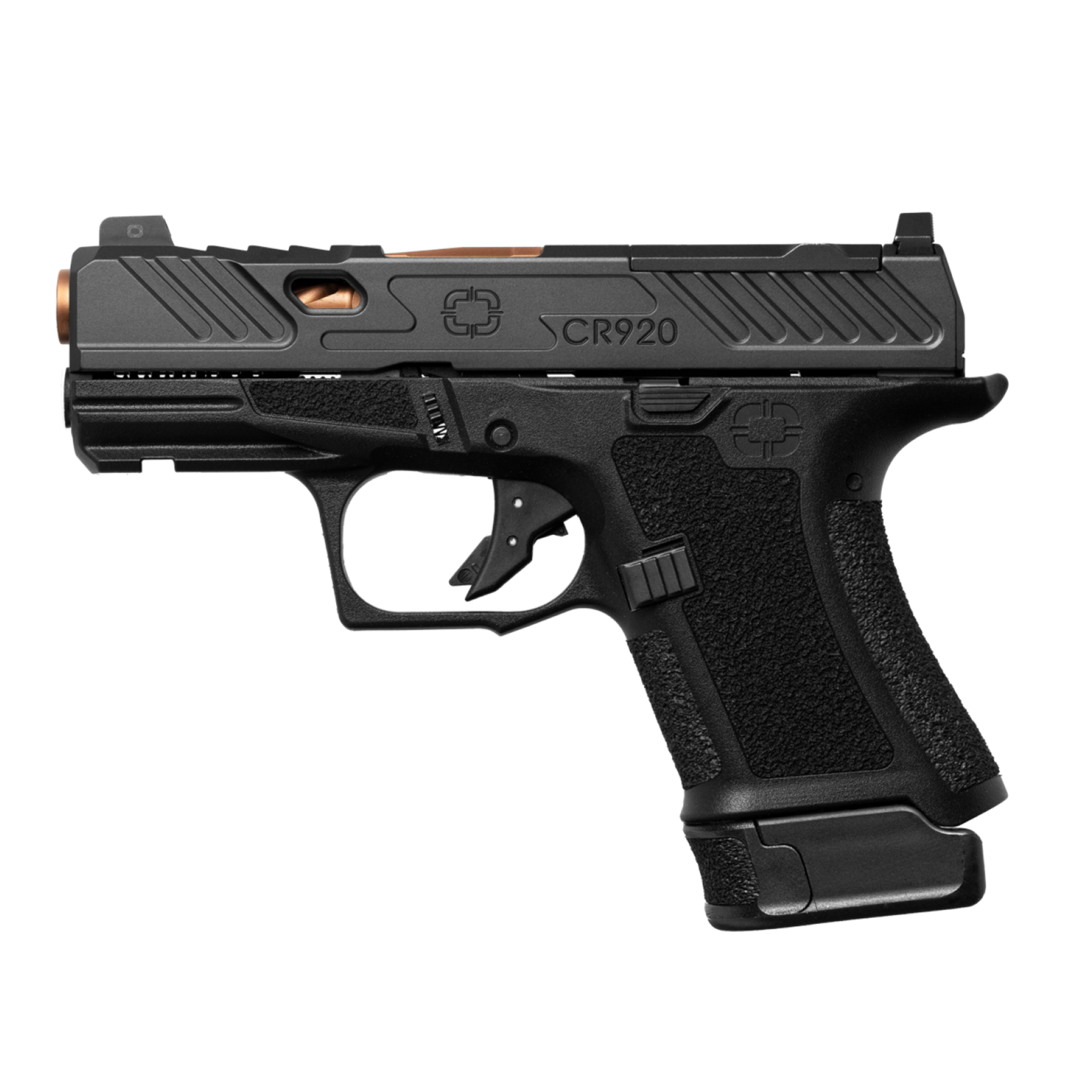 Πιστόλι Shadow Systems CR920 9x19mm, Elite, Black, Spiral Bronze Barrel ...